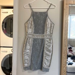 PrettyLittleThing Embellished Mini Dress
